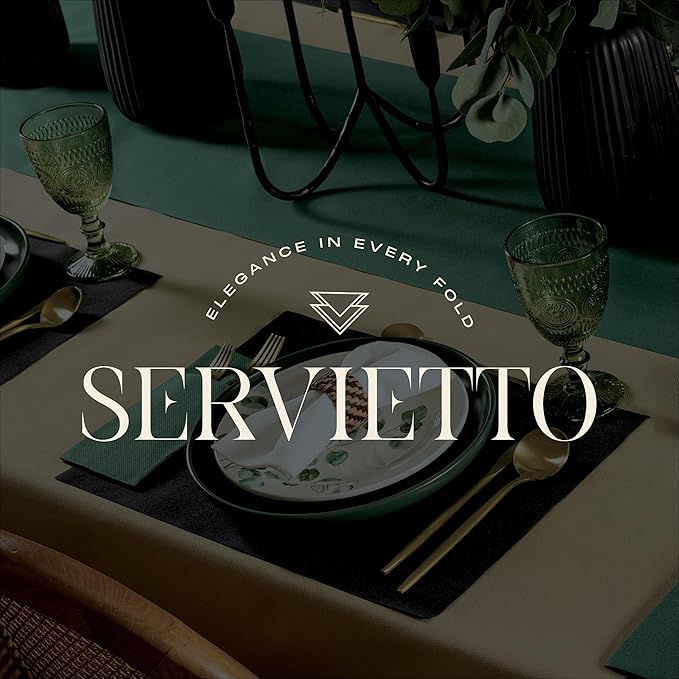 2000-Pack Servietto Disposable Linen-Feel Guest Towels