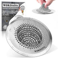 Revolutionary Kitchen Sink Drain Strainer/Patented Reversible Chain Mesh