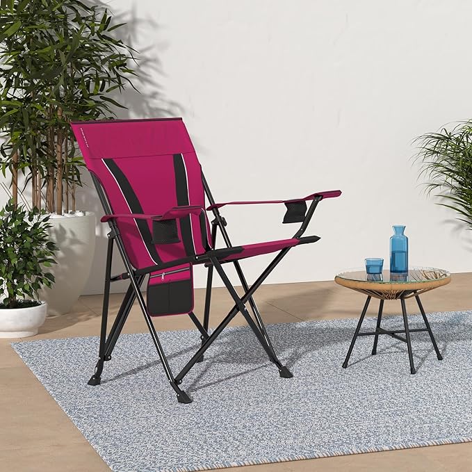 Kijaro XXL Dual Lock Portable Camping Chair - Supports Up to 400lbs - Enjoy The Outdoors in a Versatile Folding Sports & Outdoor Chair