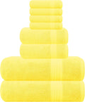 GLAMBURG Ultra Soft 8-Piece Towel Set