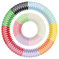 1Inch Snap Hair Clips, 120Pcs Small Clips for Little Girls, Baby Infant 3cm Candy Color Hair Clips Barrettes for Toddlers Hair Accessories