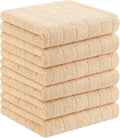 Homaxy 100% Cotton Terry Kitchen Towels, Checkered Designed, Soft and Super