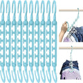 Wonder Hanger Max 10-Pack Space Saving Hangers, Reinforced Hooks Swivels 360°