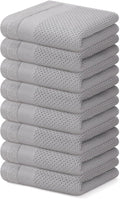 Homaxy 100% Cotton Waffle Weave Kitchen Towels, 13 x 28 Inches Super Absorbent