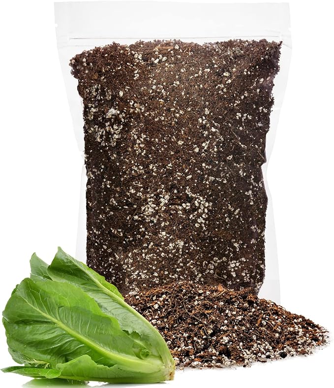GARDENERA Premium Organic Potting Soil for Lettuce - (5 Quart Bag)