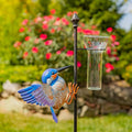 Zaer Ltd. Decorative Iron Bird Garden Stake in 5 Styles (Bird Skye with Rain Gauge)
