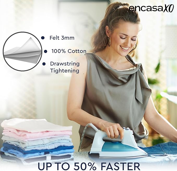 Encasa XO Ironing Board Cover and Pad 42"x14"