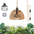 Hanging Grow Lights for Indoor Plants, Full Spectrum Plant Light, with Timer and 15FT Power Cord, 30W Pendant Plant Lights for Indoor Growing, Garden, Flowers, Greenhouse