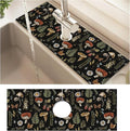 Absorbent Splash Guard Mat for Kitchen Sink, 15×5.5 Inch Cute Fast Drying Drip