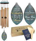 ASTARIN Personlized Wind Chimes Memorial, 35 in Sympathy Gifts for Loss of Loved One, Sympathy Wind Chimes for Loss Lover Mother Father, Metal Wind Chime for Funeral(Produced in USA)