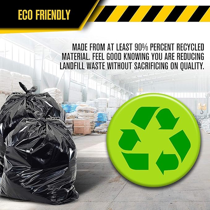 Aluf Plastics 56 Gallon Trash Bags 43" x 47"