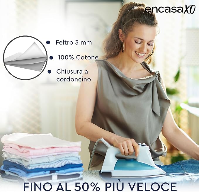 Encasa XO Ironing Board Cover and Pad 54"x18"