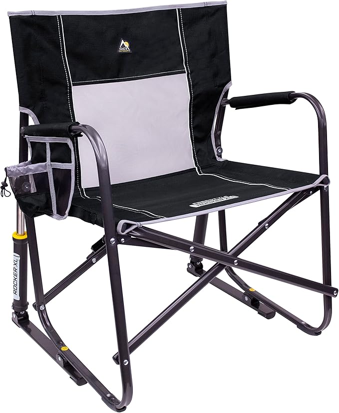 GCI Outdoor Freestyle Rocker XL Portable Folding Rocking Chair and Outdoor Camping Chair