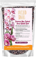 Premium Orchid Bark for Potting Mix – Ready-to-Use Pine Bark for Indoor Plants, Orchid Repotting & Soil Mix Creation, Ideal Orchid Medium (3 quarts)
