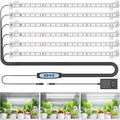 Wiaxulay Grow Lights for Indoor Plants, 360 LEDs Full Spectrum Plant Grow Light, 6 Bars/16 in Grow Light Strip with Auto Timer 6/12/16 Hrs, 3 Switch Modes, 5 Dimmable Levels for Hydroponics Succulent