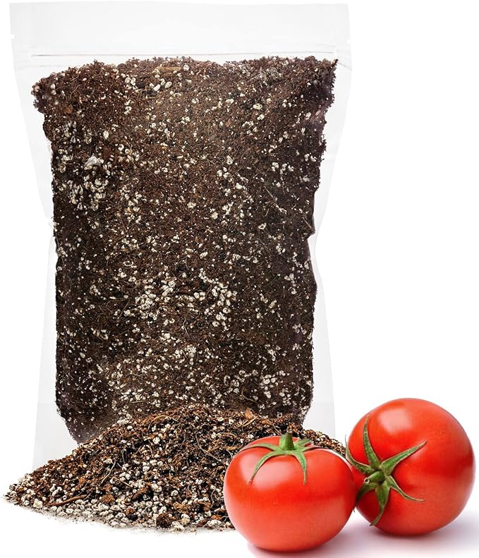 GARDENERA Premium Organic Potting Soil for Tomatoes - (3 Quart Bag)