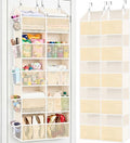 Over The Door Organizer 5 Tiers, Extra Large Behind Door Storage of 10