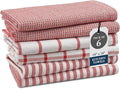 LANE LINEN 100% Cotton Kitchen Towels Set, Quick-Drying Dish Towels, Tea Towels
