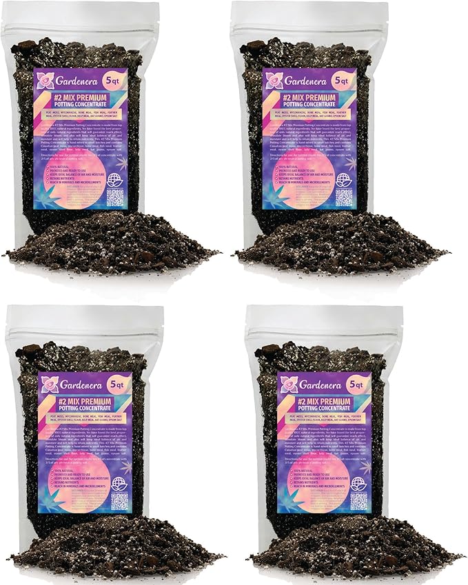 Gardenera Organic Photoperiod Plants Potting Soil Mix - Perfect Balance of Nutrients, Drainage, and Aeration for Thriving Photoperiod Plants - 20 Quart