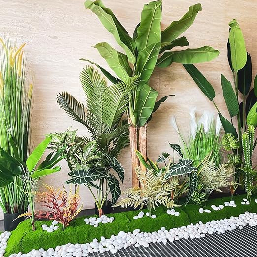 10lbs White River Rocks, 2-3 Inch Natural Pebbles for Indoor Plants, High Polished Decorative Stones Vase Filler Fish Tank Aquariums Landscaping Garden Outdoor and Indoor DIY