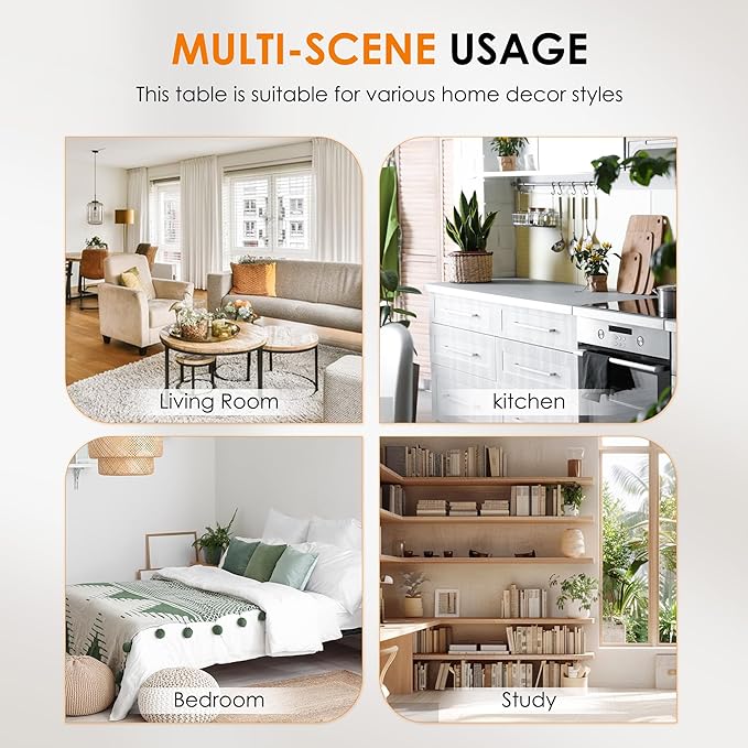 DlandHome 47 inches Medium Computer Desk, Composite Wood Board, Decent and Steady Home Office Desk/Workstation/Table, BS1-120BB Black Walnut and Black Legs, 1 Pack