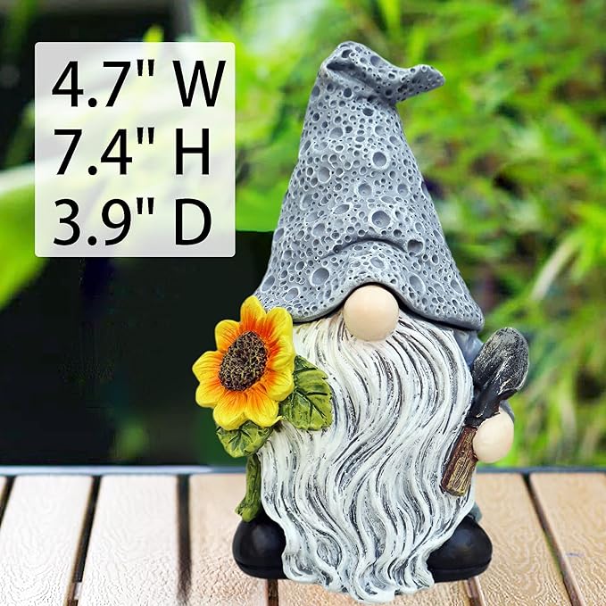 Key Hider Outdoor Garden Gnomes Statue Hide A Key Outside Gnome Figurine Decor For Yard Lawn Hidden Spare Key Holder Lock Box