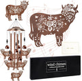 Highland Cow Wind Chimes - Cow Gifts for Men Women, Mom Grandma Wife Friends Birthday, Sympathy Memorial Wind Chimes for Outside, Garden Patio Yard Porch Home Decor
