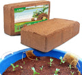 Coco Coir Brick for Organic Coconut Soil - 2 Pack With Low EC & PH Balance - High Expansion Fiber for Herbs & Flowers - Renewable Planting Medium