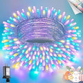 JMEXSUSS 200 LED Easter Lights Outdoor Indoor for Decorations, 66 Ft Connectable Pastel Easter Lights String Clear Wire Plug in for Bedroom Tree Room Party Spring Decor
