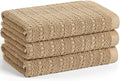 SALAS Kitchen Dish Towels, Bulk Cotton Kitchen Hand Towels, 390 GMS Plaid Dish