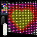 Smart Curtain Lights 400 LED, Color Changing Curtain Lights 6.6ft*6.6ft with APP&Remote,Dynamic DIY Fairy String Light for Bedroom Living Room Backdrop LED Halloween Chrismas Light Decor