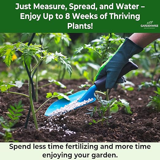 13-13-13 Slow Release Granular Fertilizer – All Purpose Plant Food 13 13 13 for Outdoor Grass, Vegetables, Roses, Flowers, Shrubs, Trees. Lawns, Gardens, Potted Plants (1 Quart)