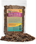GARDENERA Organic Potting Mix for All Plant Types for Indoor and Outdoor Use, Great for Veggies, Spices, and Holistic Herbs - (5 Quart Bag)