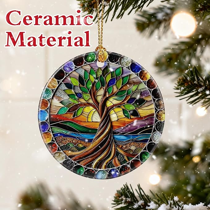 Tree of Life Ornament, Christmas Ornaments, Holiday Ornament, Christmas Tree Decorations, Tree of Life Gifts, Housewarming Gifts, Gift Exchange & Gift Idea, Giftbox Included
