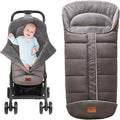 Miracle Baby Bunting Bag for Stroller, Warm Fleece Footmuff with Zippers, Convertible Infant Toddler Sleeping Bag Blanket for Boys Girls