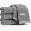 SALAS Kitchen Dish Towels, Bulk Cotton Kitchen Hand Towels, 390 GMS Plaid Dish