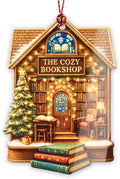 Funny Christmas Book Ornament 2025 - Book Christmas Ornament - Book Lover Gifts for Women - Books Ornaments for Christmas Tree - Bookish Gifts - Christmas Ornaments 2025 for Gift, Decor, Exchange