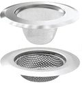 2PCS Kitchen Sink Drain Strainer, Stainless Steel Mesh Sink Strainer, Kitchen