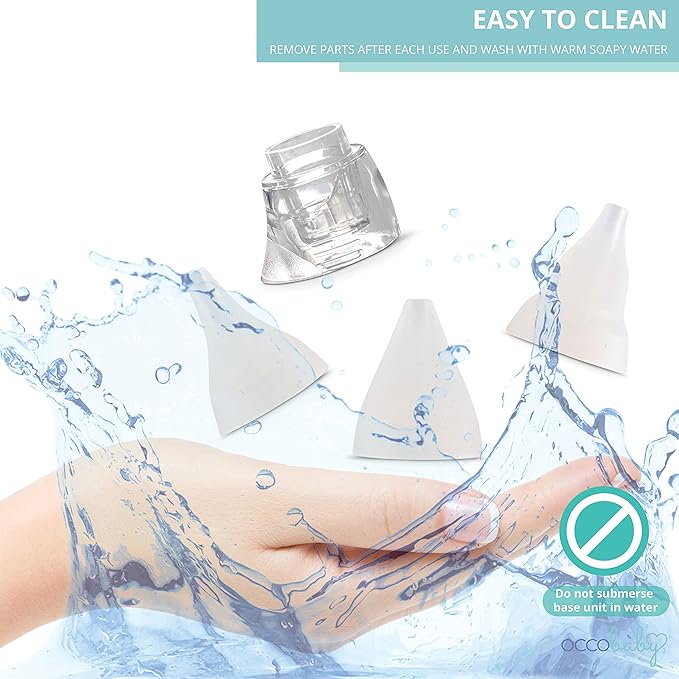 OCCObaby Battery Nasal Aspirator Accessory Kit - OCCObaby Nose Sucker Replacement Kit