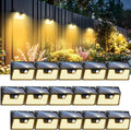 Peasur Solar Outdoor Lights [15 Pack/140LED], 3000K Warm Light Motion Sensor Outdoor Powered Security Lights 3 Working Modes Waterproof for Outside Garden Yard