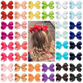 40Pcs 3 inch Hair Bows for Girls Grosgrain Ribbon Toddler Back to School Hair Accessories with Alligator Clips for Baby Girls Kids in Pairs