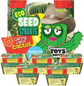 TOYS BY NATURE Eco Seed Sprouts Plant Seeds 5-Pack, DIY Indoor Succulents and Live Plants for Home or Garden Planting, Caring Carol Cactus