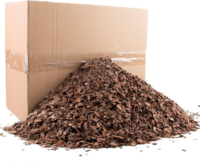 29qt Organic Orchid Potting Bark -Natural Orchid Mulch for Potted Plants, Root Development of Orchid Plants and Garden Soil Amendment Mix…