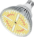 Lonwon Grow Light Bulbs 30W, LED Grow Light Bulb PAR38 Bulb, E26 Plant Light Bulb Full Spectrum, 4000K Warm Grow Bulb 320W Equivalent, Grow Light for Indoor Plants, Flowers, Regular Lamp, 1Pack