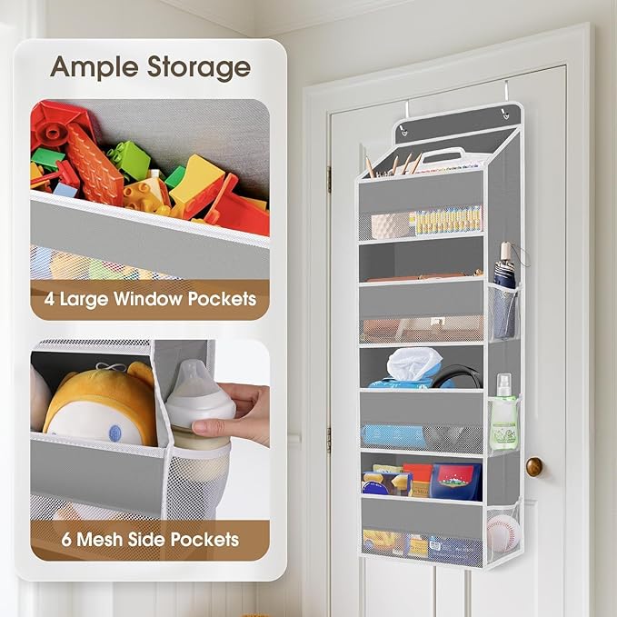 1 Pack Over The Door Organizer, Hanging Storage Organizer