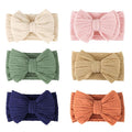 AQOKKA Baby Bows Headbands Nylon Baby Girl Headbands Soft Handmade Hairbands Toddler Hair Accessories for Girls Baby Newborn Infant Kids