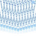 60 Pcs Baby Shower Pacifiers Necklace, Cute Acrylic Pacifier Necklaces for Chupones para Baby Shower Games Charm, Party Favors, Decorations DIY, Gender Reveal Table Scatter(Blue)