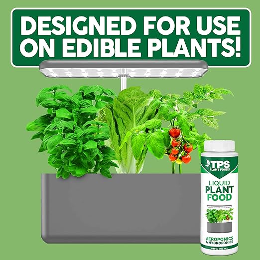 Liquid Plant Food for use in AeroGarden, IDOO and Hydroponic Growing Systems, Liquid Fertilizer 8 oz (250mL)