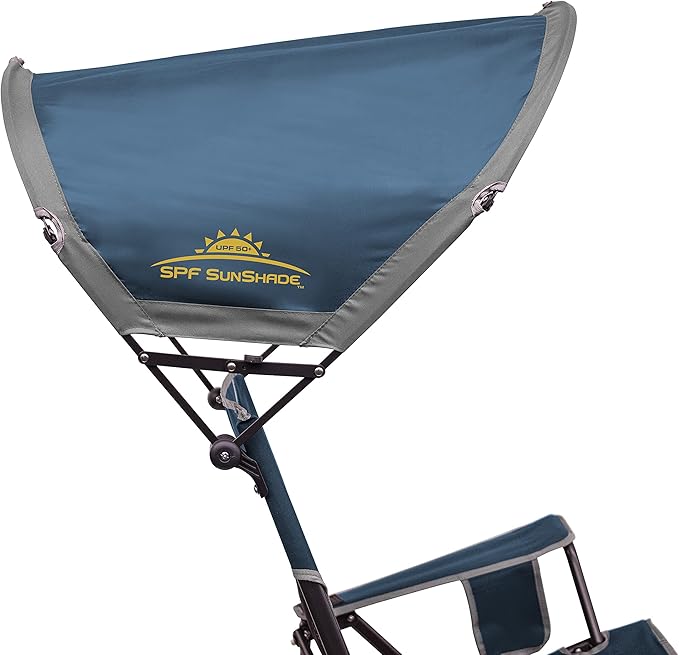 GCI Outdoor Sunshade Rocker Outdoor Rocking Chair with Canopy