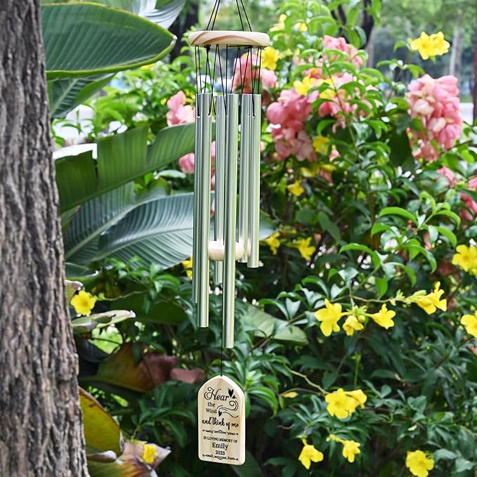 Sympathy Wind Chimes - Memorial Gifts for Loss, Bereavement Gifts in Memory of Loved Ones